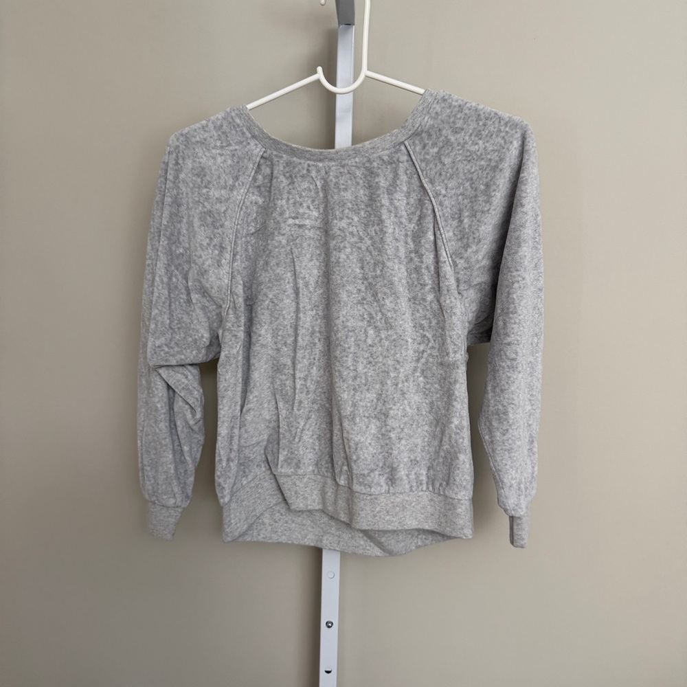 SUZIE KONDI Samos cotton-blend velour sweatshirt and sweatpants set size S - Picture 6 of 12